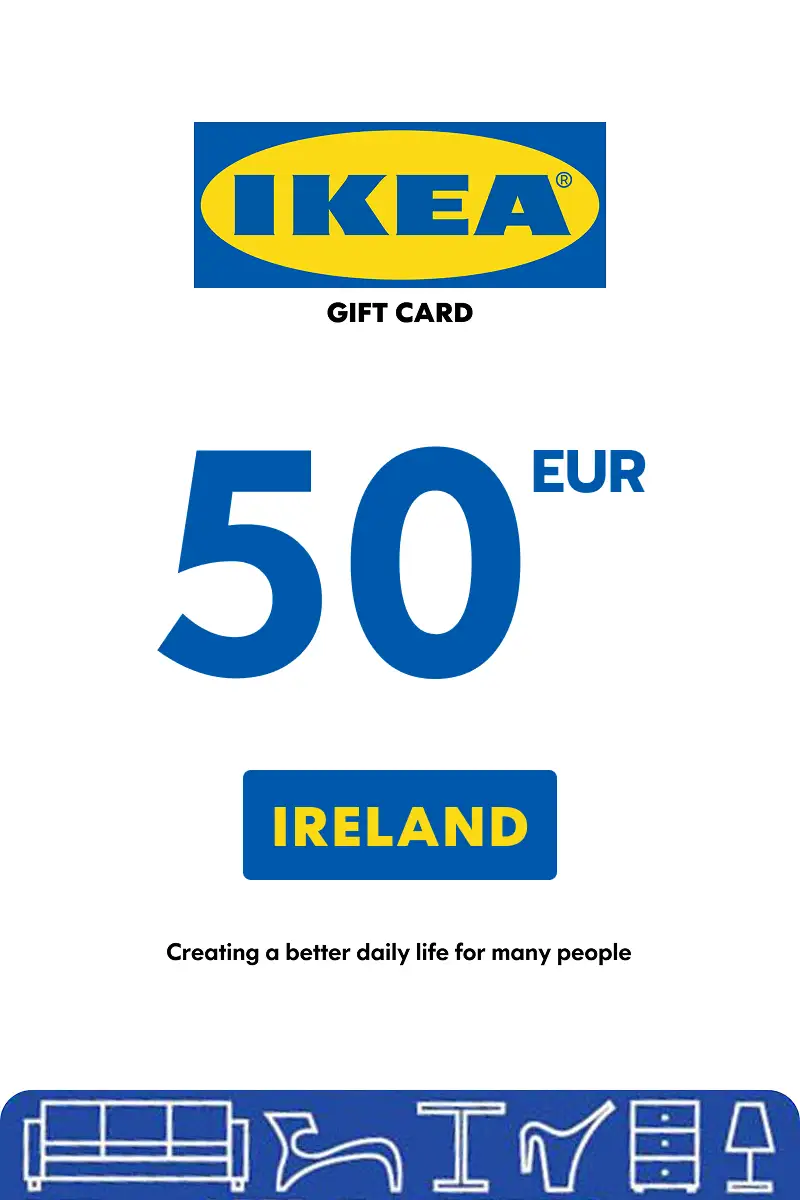 IKEA 50 EUR Gift Card (Ireland) - Digital Key