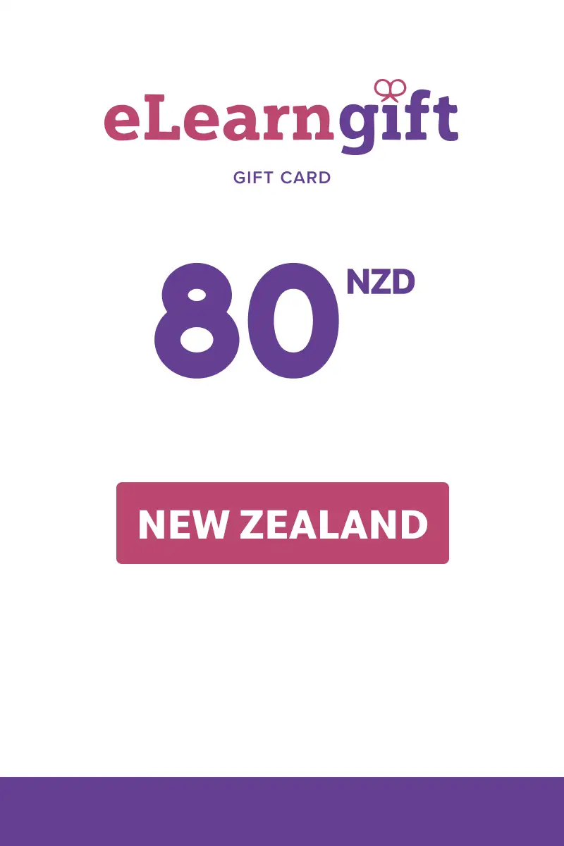 eLearnGift 80 NZD Gift Card (New Zealand) - Digital Key