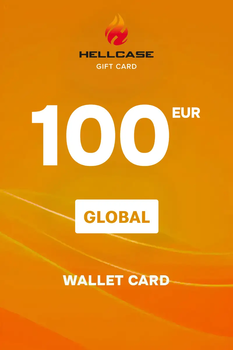 Wallet Card by HELLCASE.COM 100 USD Gift Card (Global) - Digital Key
