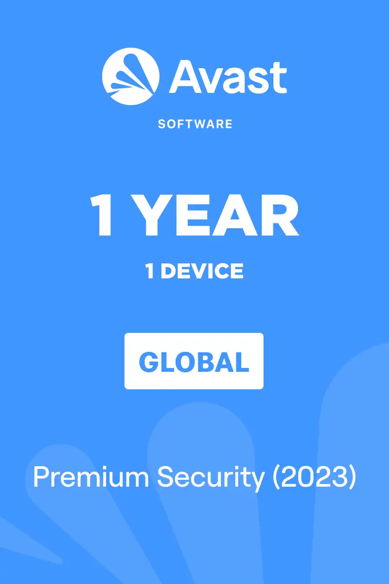 Avast Premium Security (Global) (2023) - 1 Device 1 Year - Digital Key