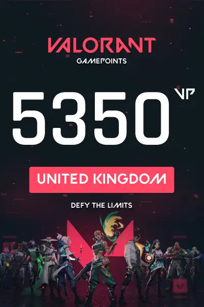 VALORANT 5350 Valorant Points (United Kingdom) - Digital Key
