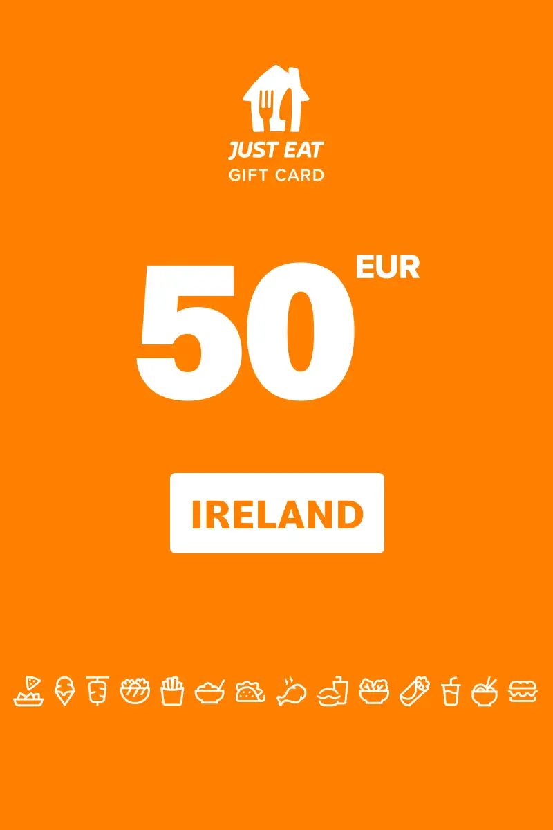 Just Eat 50 EUR Gift Card (Ireland) - Digital Key