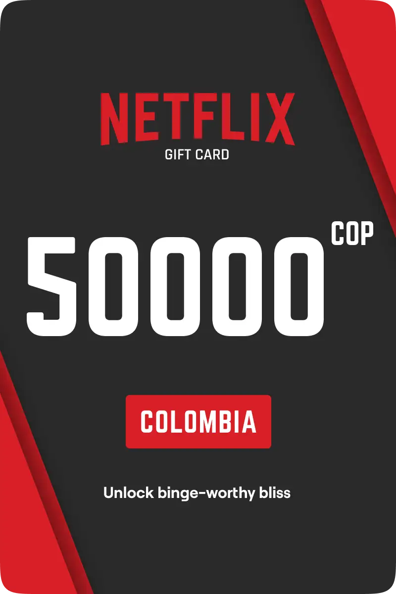 Netflix 50000 COP Gift Card (Colombia) - Digital Key
