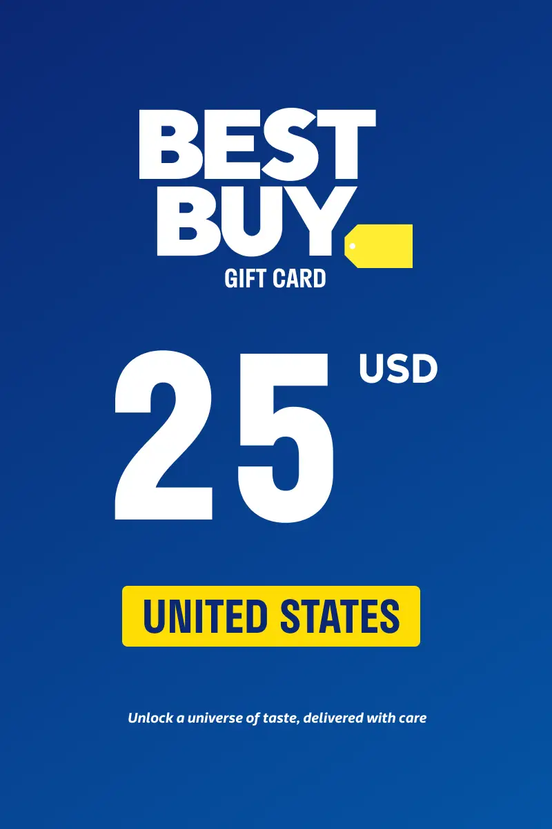 Best Buy 25 USD Gift Card (United States) - Digital Key
