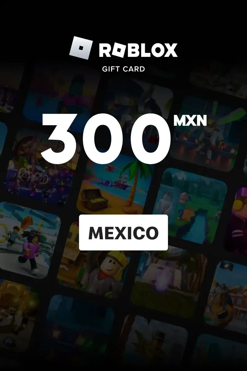 Buy Roblox 300 MXN Gift Card (Mexico) Digital Key