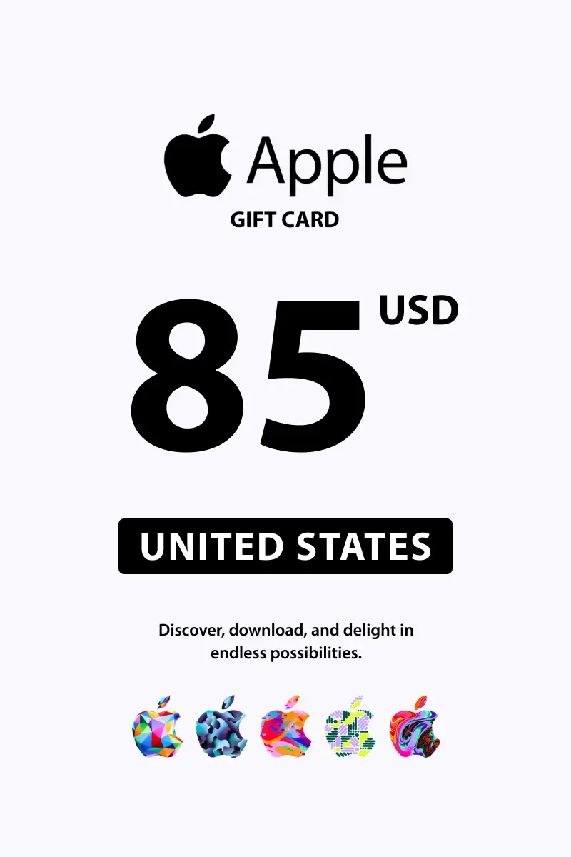Apple 85 USD Gift Card (United States) - Digital Key