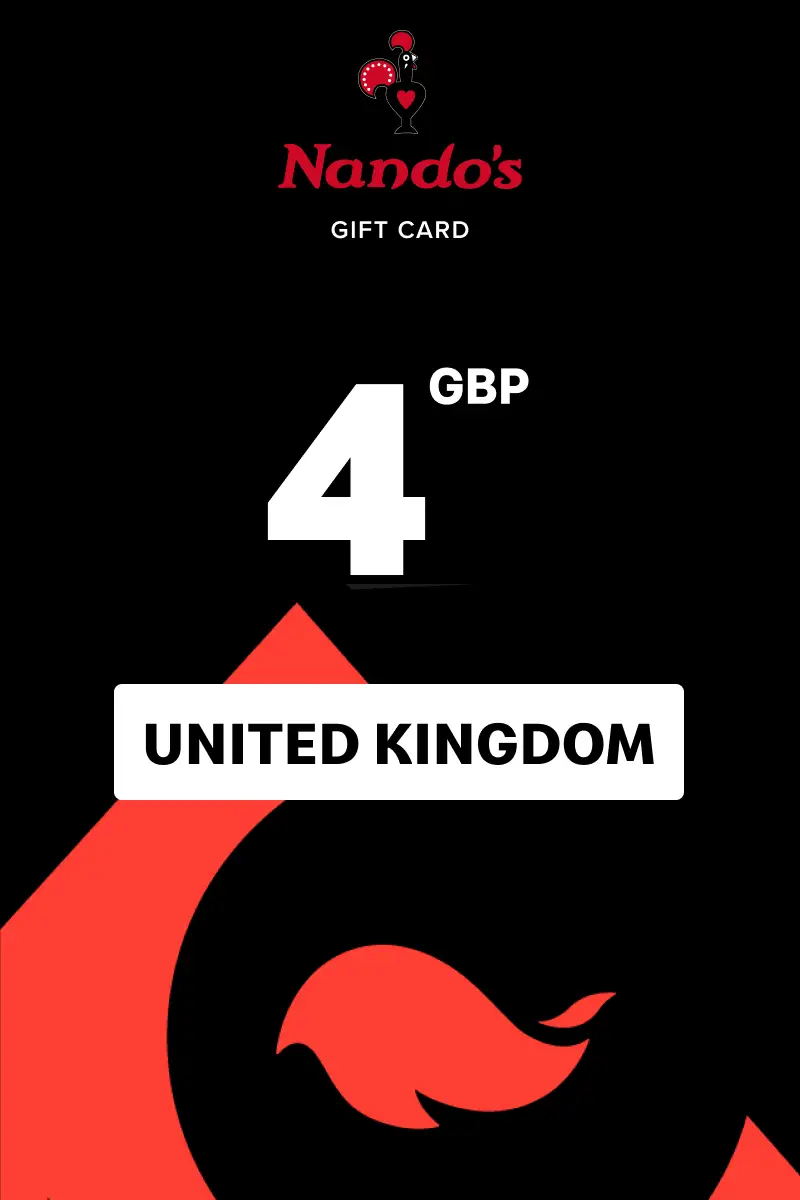 Nando's 4 GBP Gift Card (United Kingdom) - Digital Key