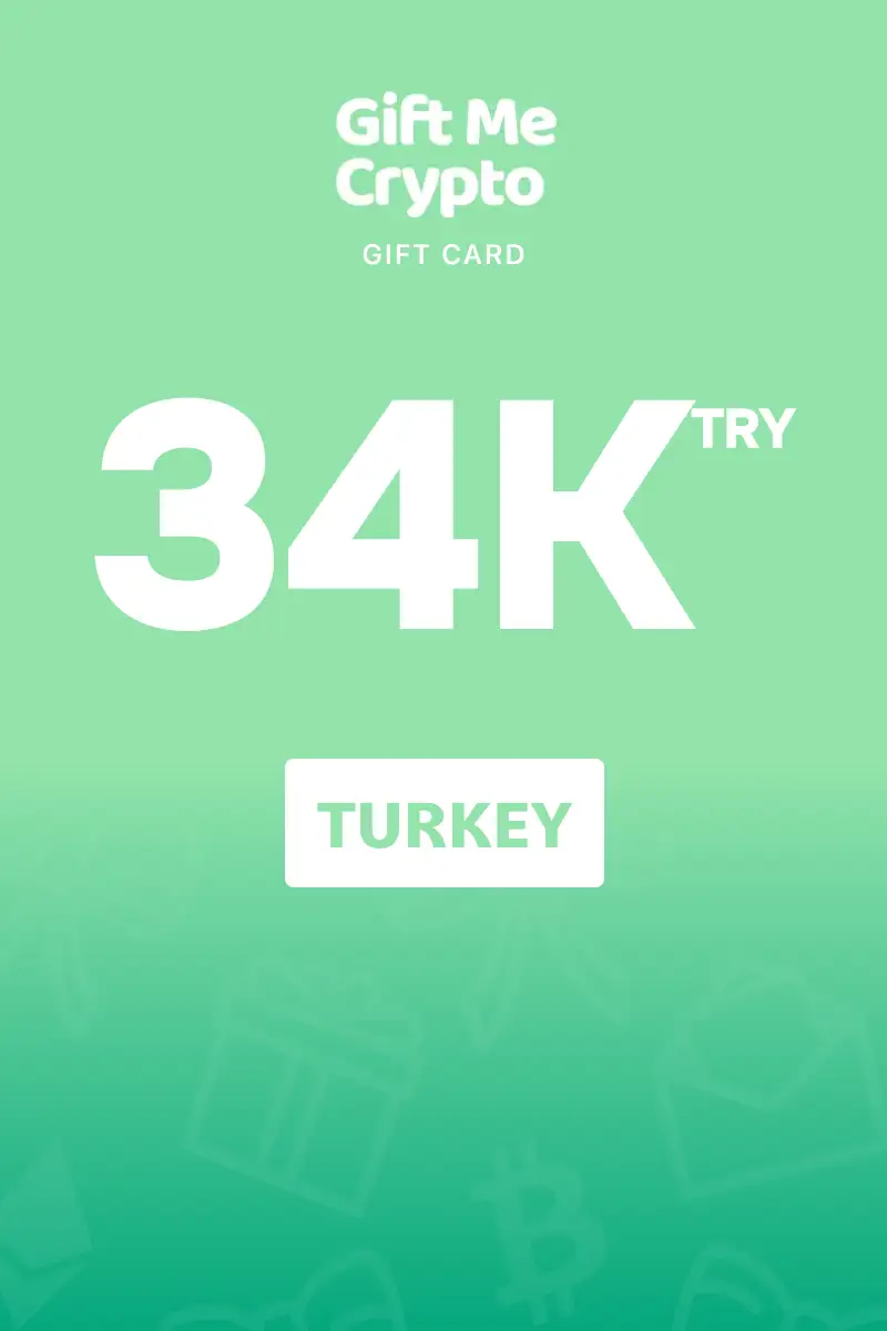 Gift Me Crypto 34000 TRY Gift Card (Turkey) - Digital Key