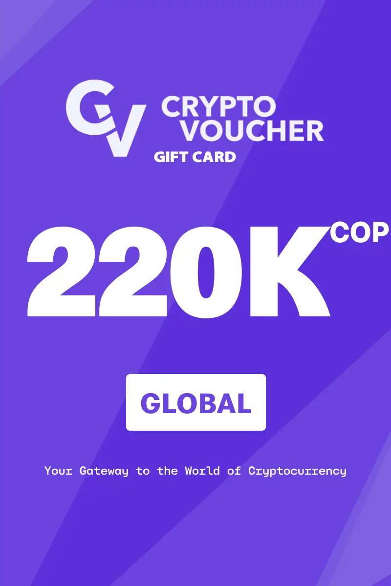 Crypto Voucher 220000 COP Gift Card (Global) - Digital Key