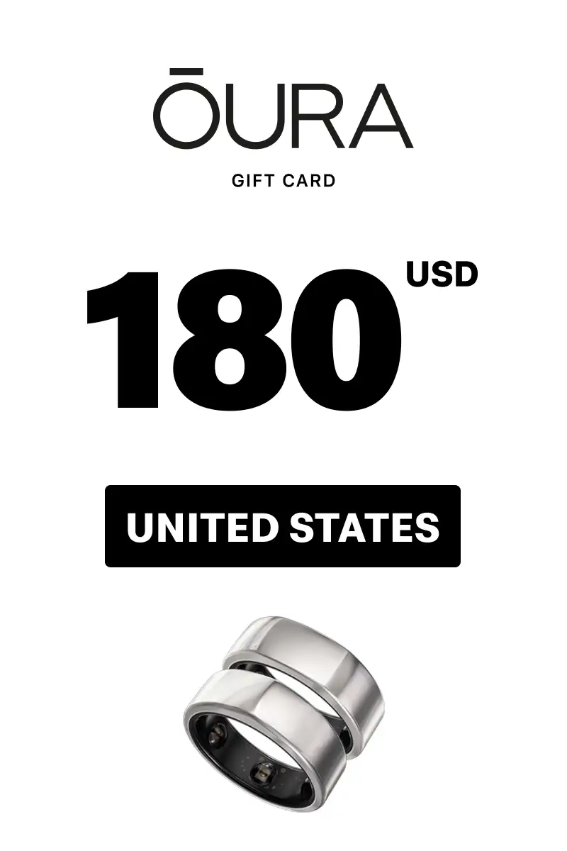 Oura Ring 180 USD Gift Card (United States) - Digital Key