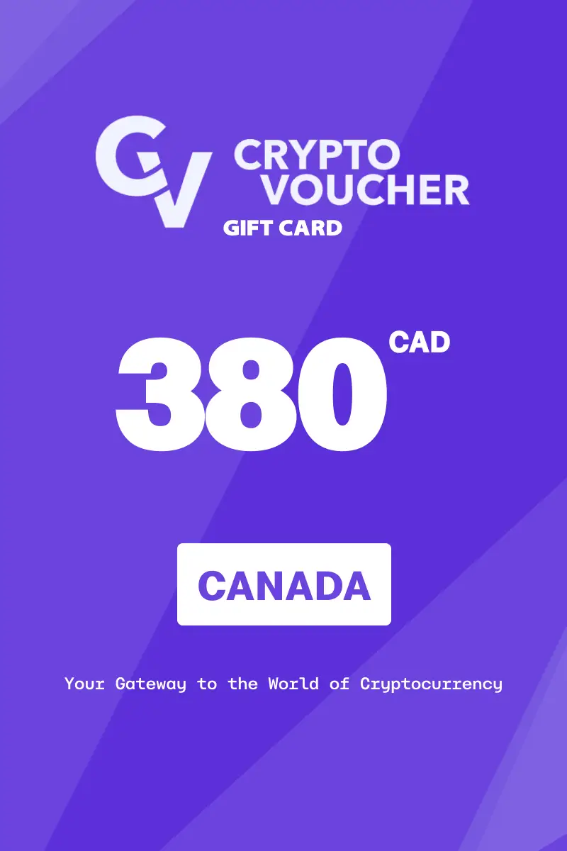 Crypto Voucher 380 CAD Gift Card (Canada) - Digital Key