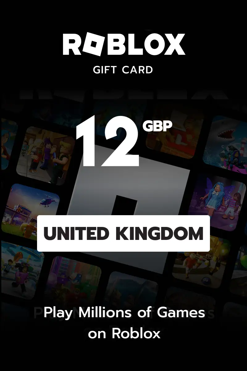 Roblox 12 GBP Gift Card (United Kingdom) - Digital Key