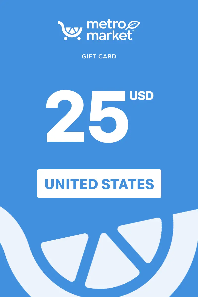Metro Market 25 USD Gift Card (United States) - Digital Key