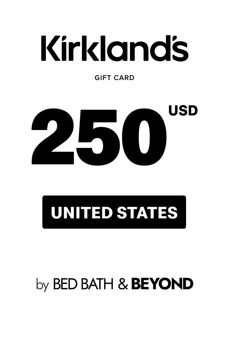 Kirkland's 250 USD Gift Card (United States) - Digital Key