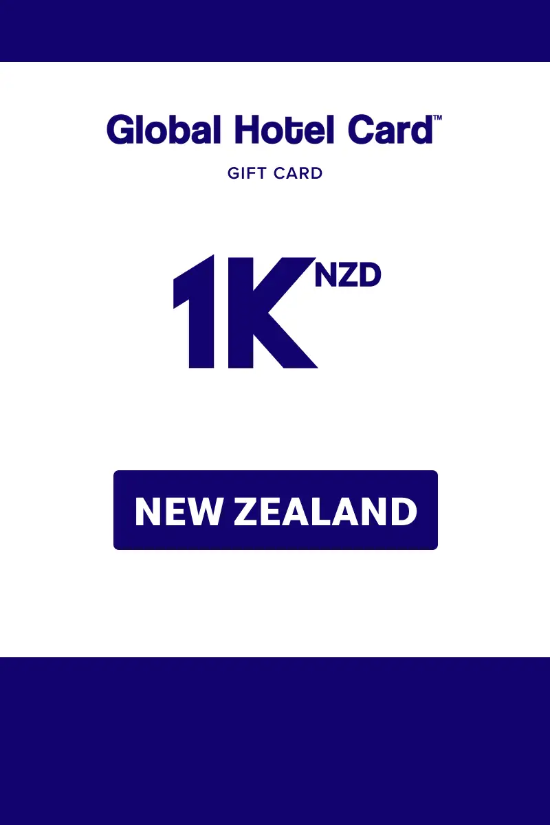Global Hotel Card 1000 NZD Gift Card (New Zealand) - Digital Key