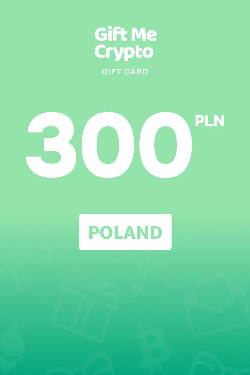 Gift Me Crypto 300 PLN Gift Card (Poland) - Digital Key