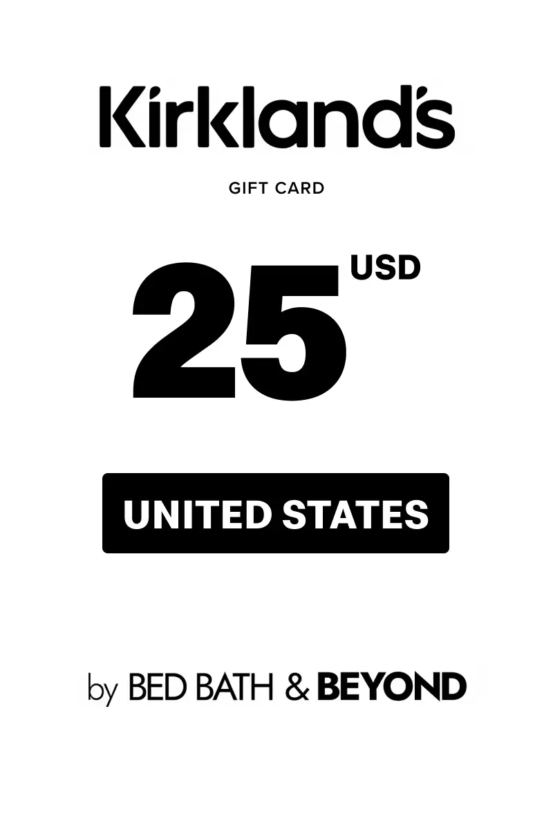 Kirkland's 25 USD Gift Card (United States) - Digital Key