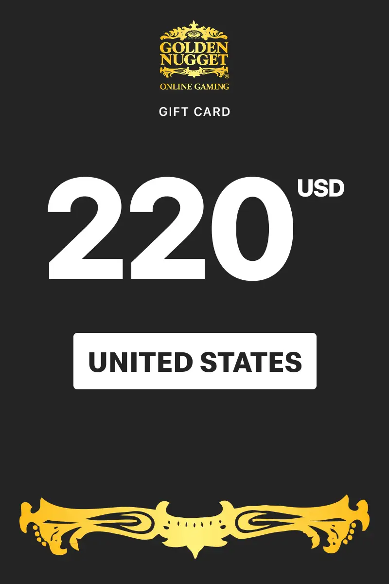 Golden Nugget Casino 220 USD Gift Card (United States) - Digital Key