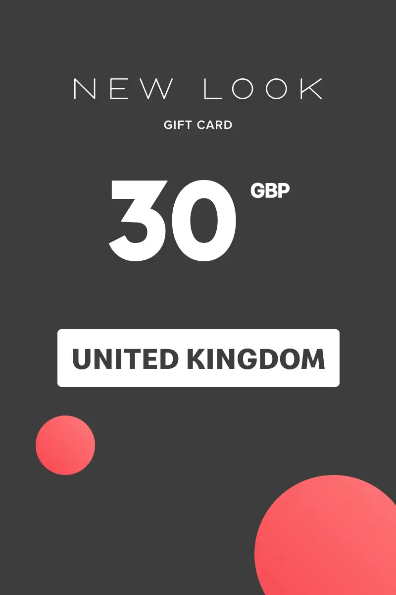 New Look 30 GBP Gift Card (United Kingdom) - Digital Key