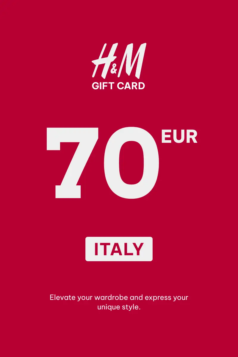 HandM 70 EUR Gift Card (Italy) - Digital Key