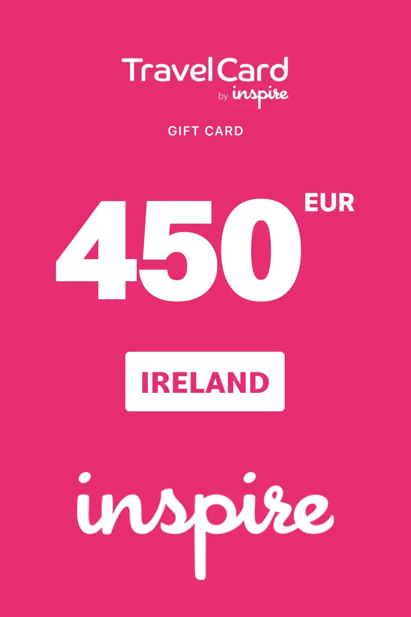 TravelCard by Inspire 450 EUR Gift Card (Ireland) - Digital Key