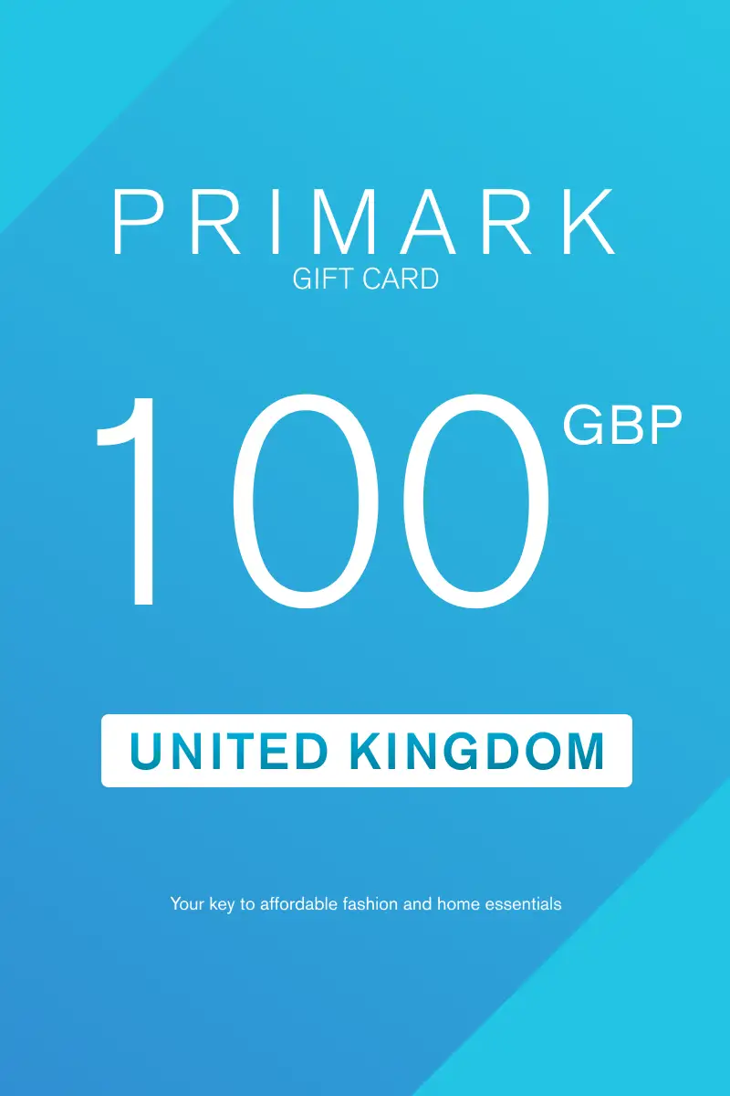 Primark 100 GBP Gift Card (United Kingdom) - Digital Key