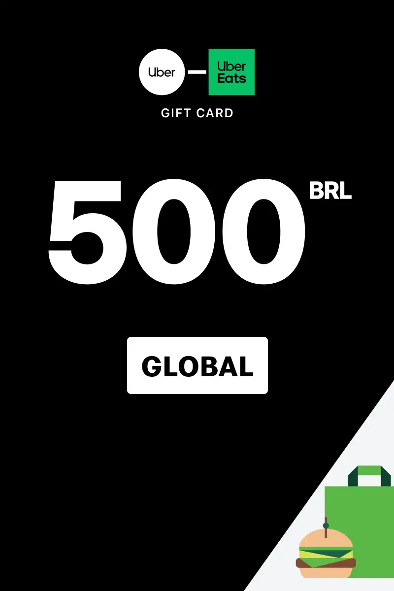 Uber Rides and Uber Eats 500 BRL Gift Card (Global) - Digital Key