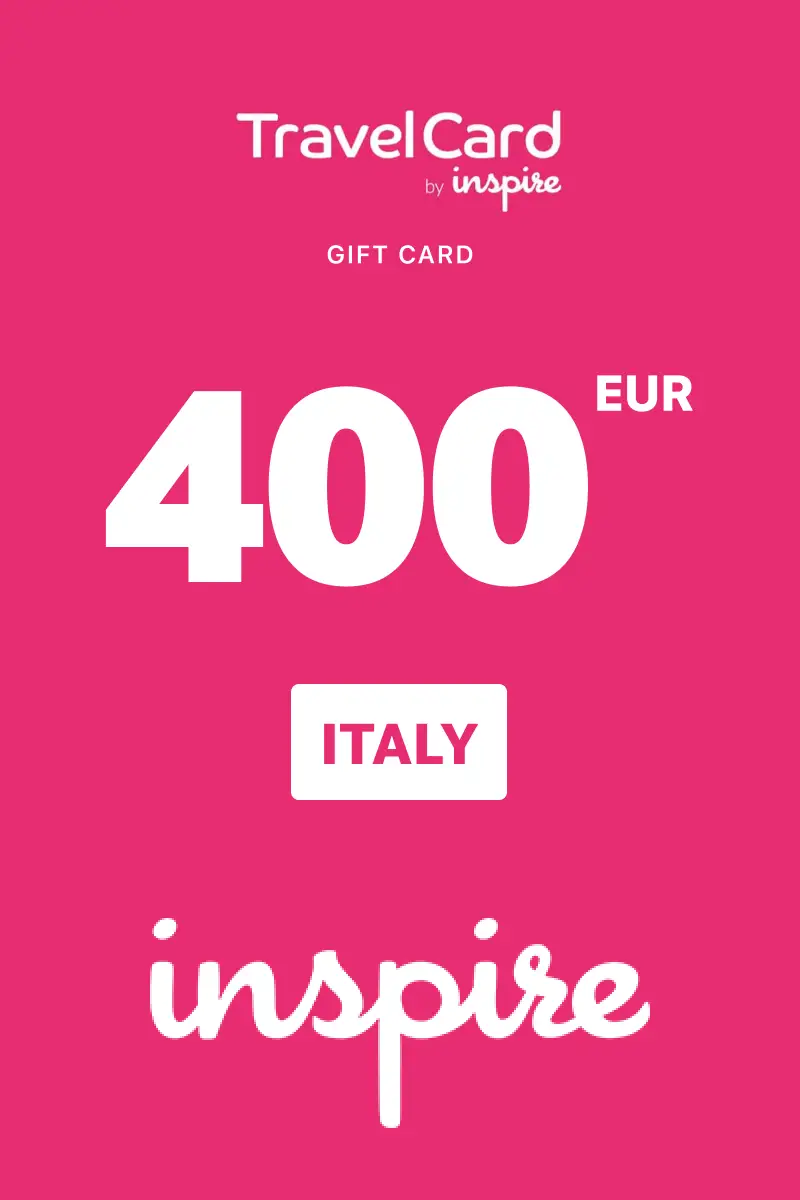 TravelCard by Inspire 400 EUR Gift Card (Italy) - Digital Key