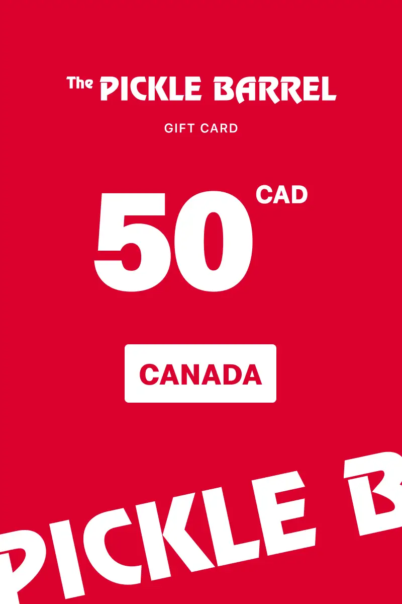 The Pickle Barrel 50 CAD Gift Card (Canada) - Digital Key