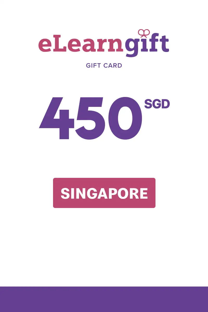 eLearn Gift 450 SGD Gift Card (Singapore) - Digital Key