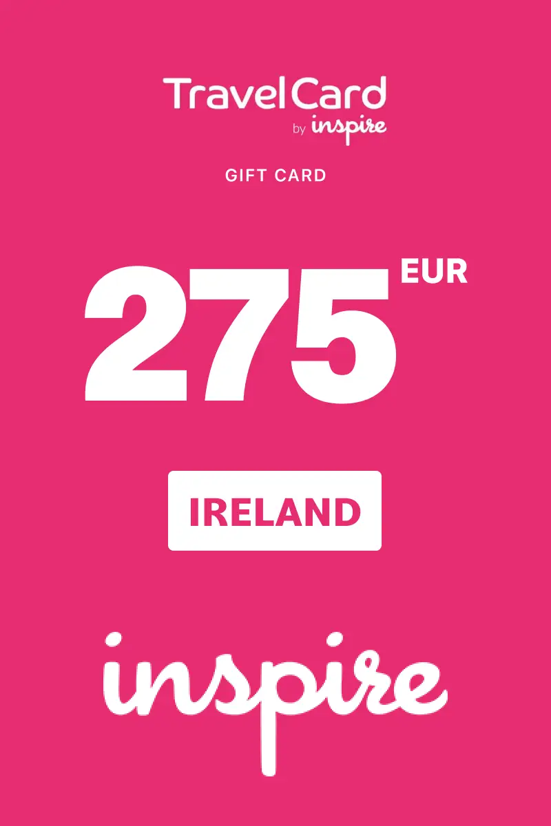 TravelCard by Inspire 275 EUR Gift Card (Ireland) - Digital Key