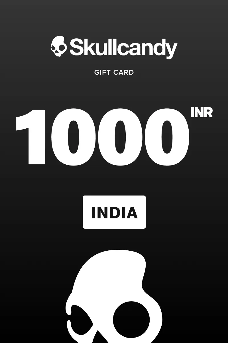 Skullcandy 1000 INR Gift Card (India) - Digital Key
