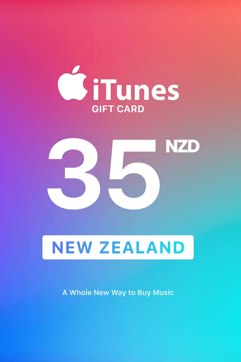 Apple iTunes 35 NZD Gift Card (New Zealand) - Digital Key