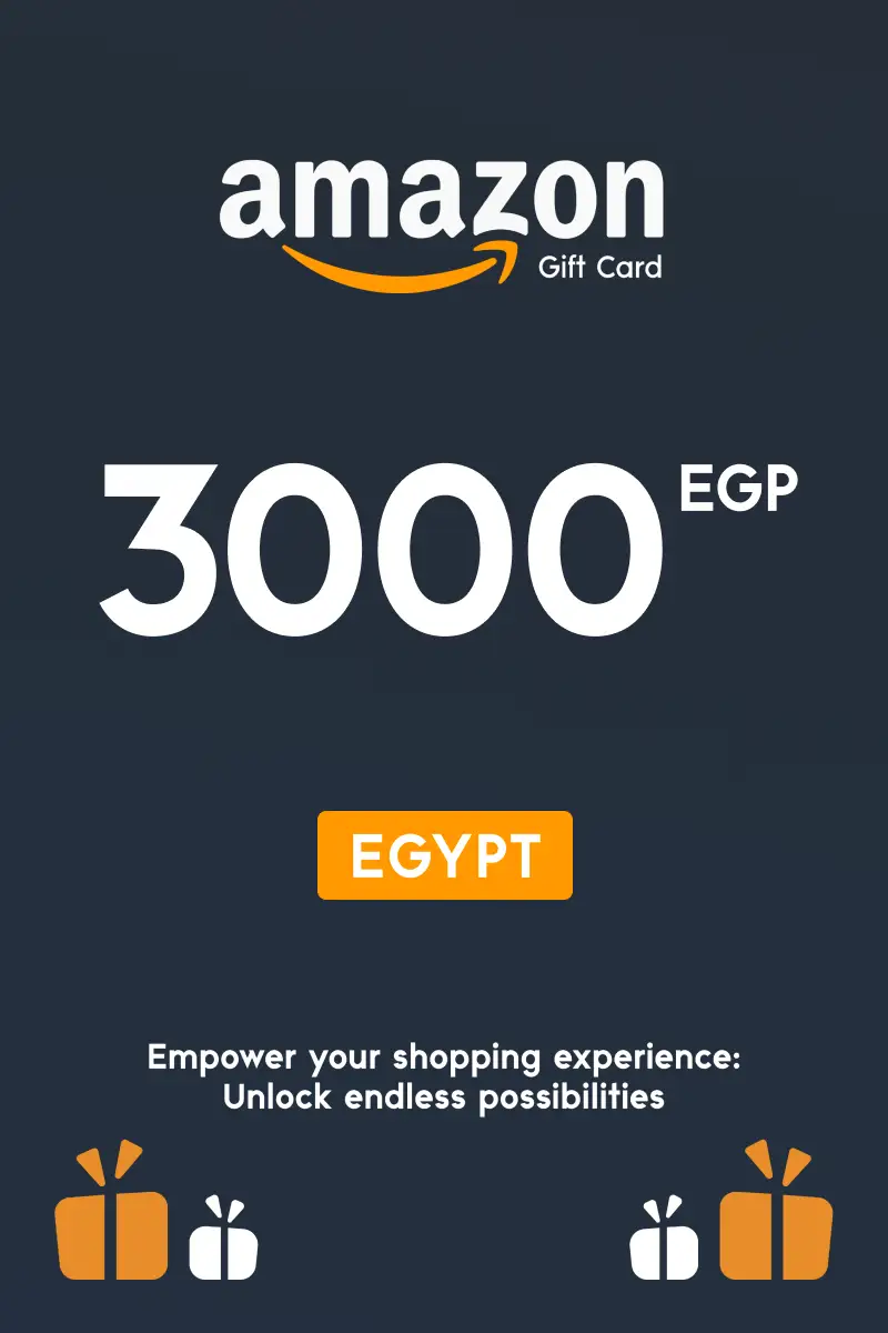Amazon 3000 EGP Gift Card (Egypt) - Digital Key