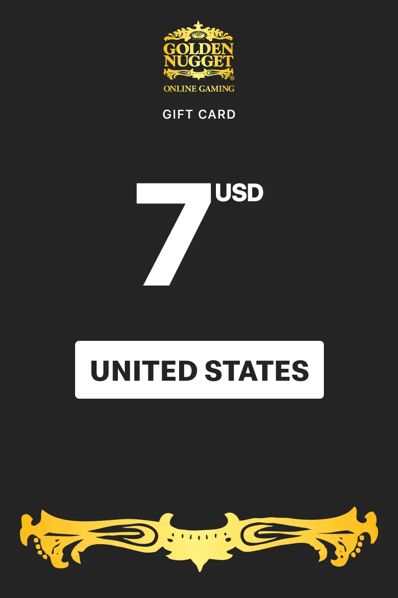 Golden Nugget Casino 7 USD Gift Card (United States) - Digital Key