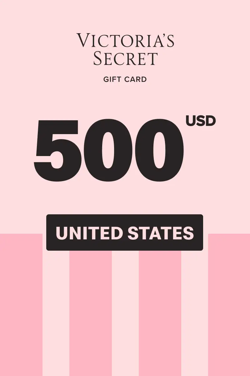 Victoria's Secret 500 USD Gift Card (United States) - Digital Key