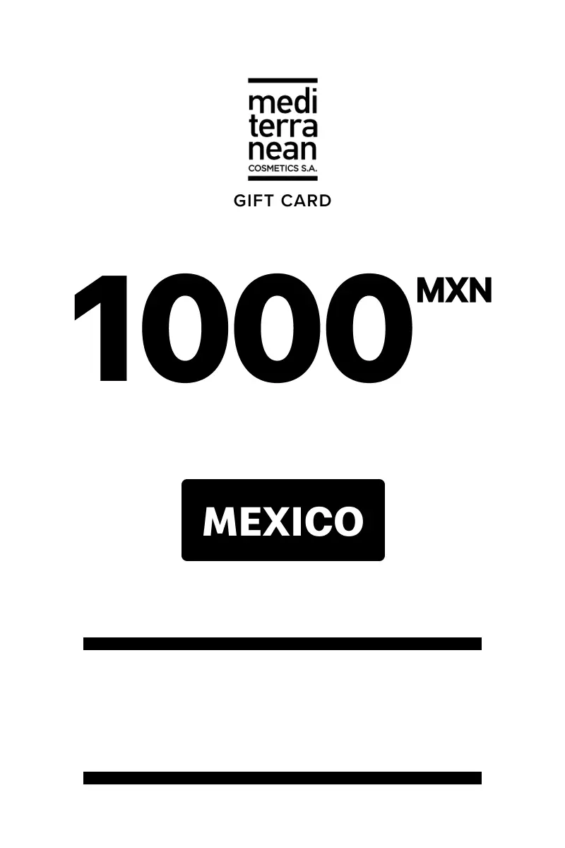 Mediterranean Cosmetics 1000 MXN Gift Card (Mexico) - Digital Key