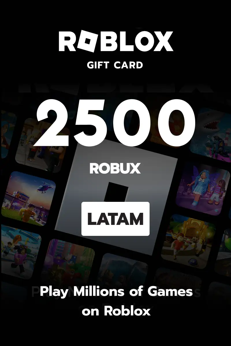 Roblox 2500 Robux (LATAM) - Digital Key