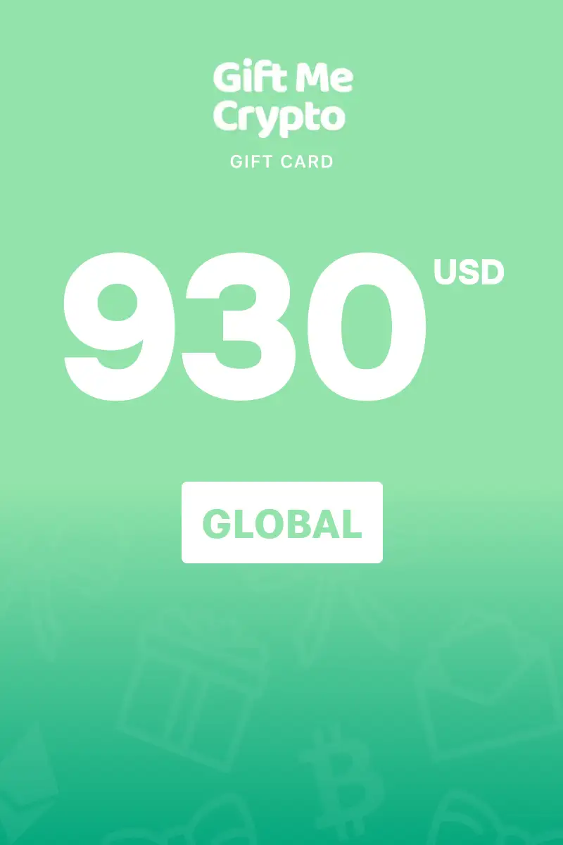 Gift Me Crypto (ETH) 930 USD Gift Card (Global) - Digital Key