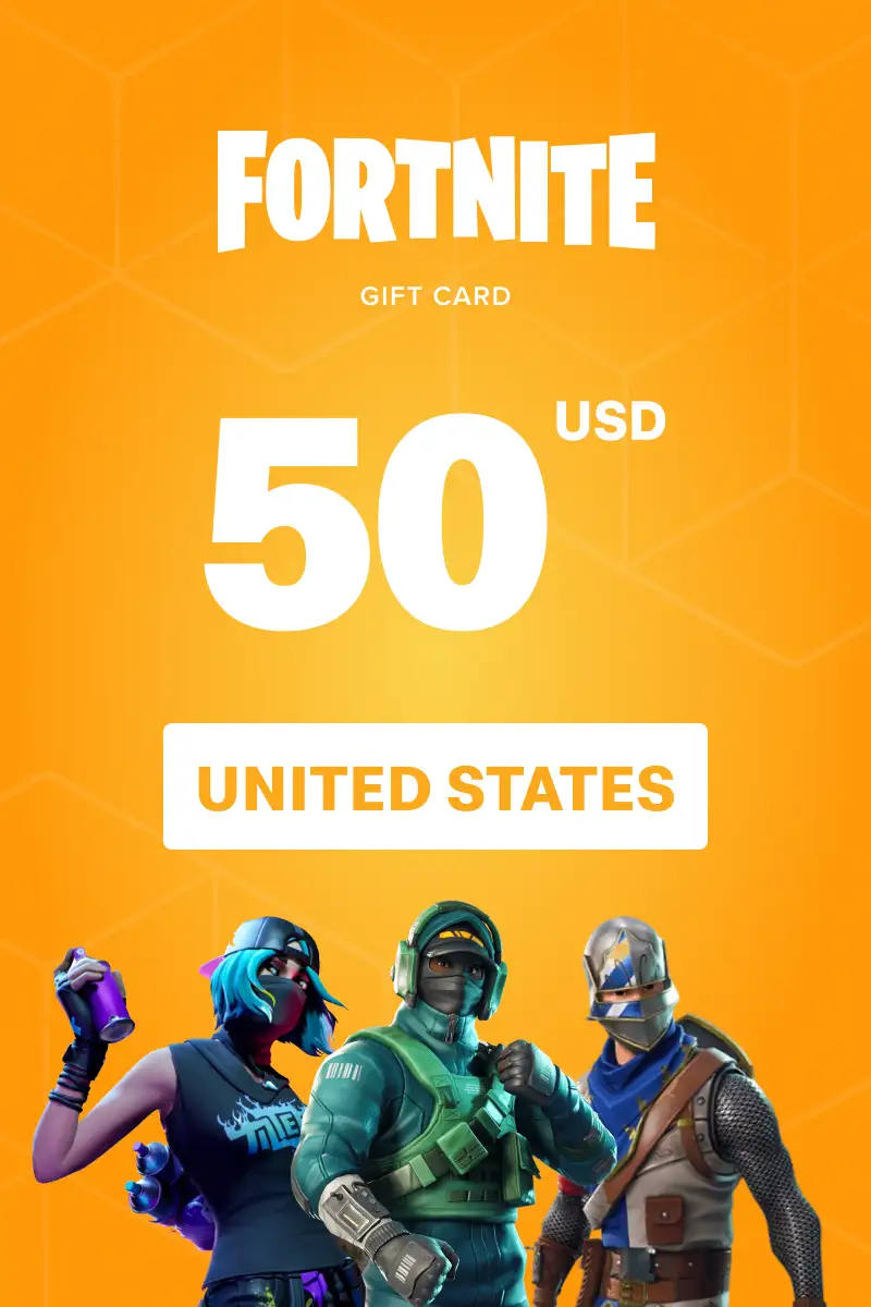 Fortnite 50 USD Gift Card (United States) - Digital Key