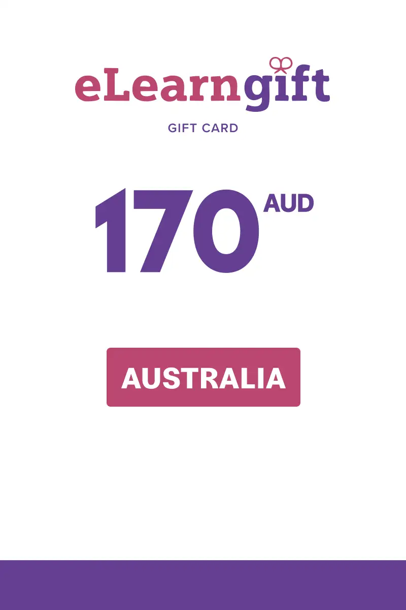 eLearnGift 170 AUD Gift Card (Australia) - Digital Key