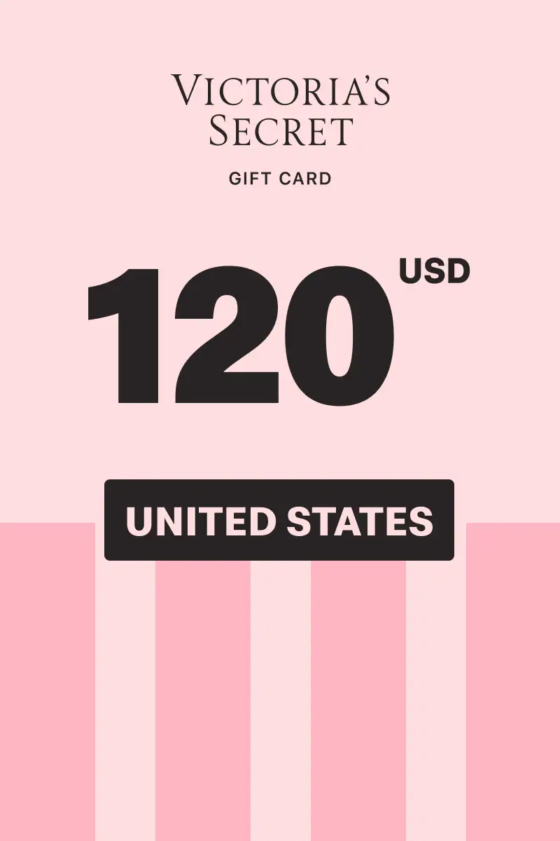 Victoria's Secret Pink 120 USD Gift Card (United States) - Digital Key