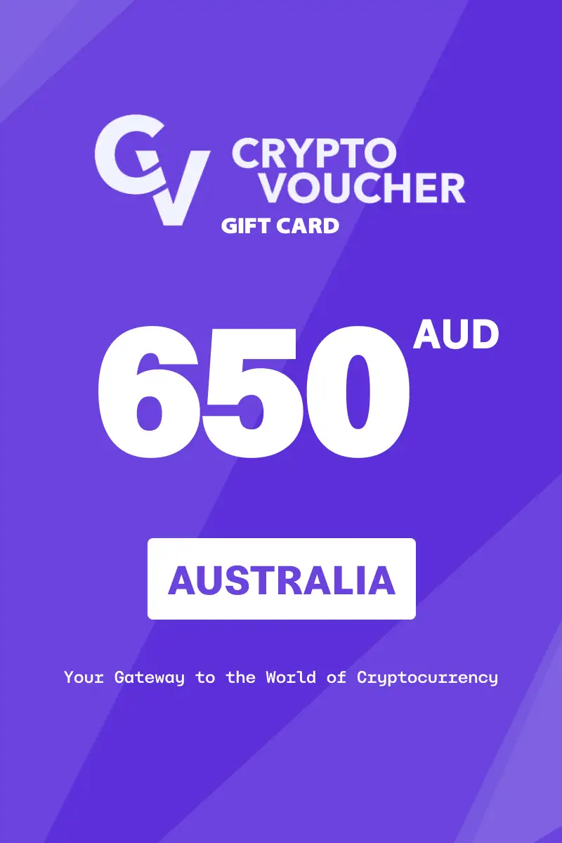 Crypto Voucher 650 AUD Gift Card (Australia) - Digital Key