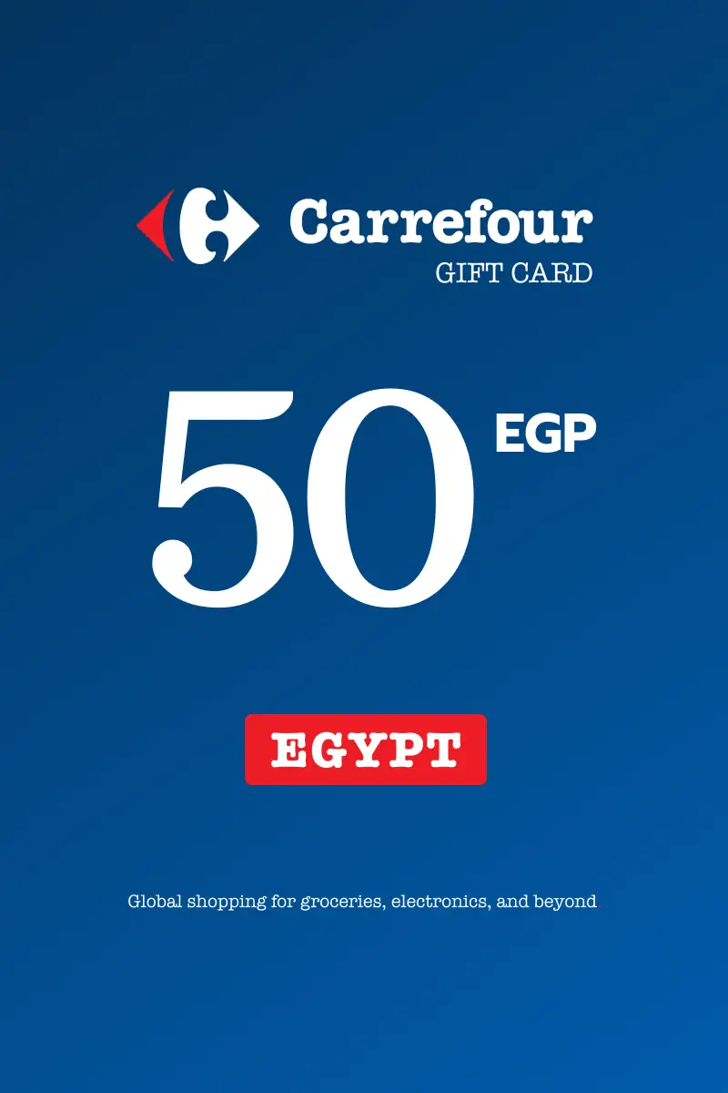 Carrefour 50 EGP Gift Card (Egypt) - Digital Key