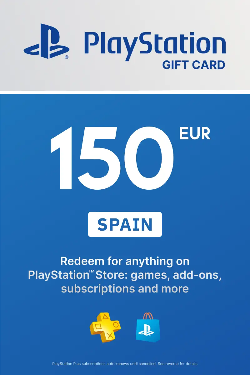 PlayStation Store 150 EUR Gift Card (Spain) - Digital Key