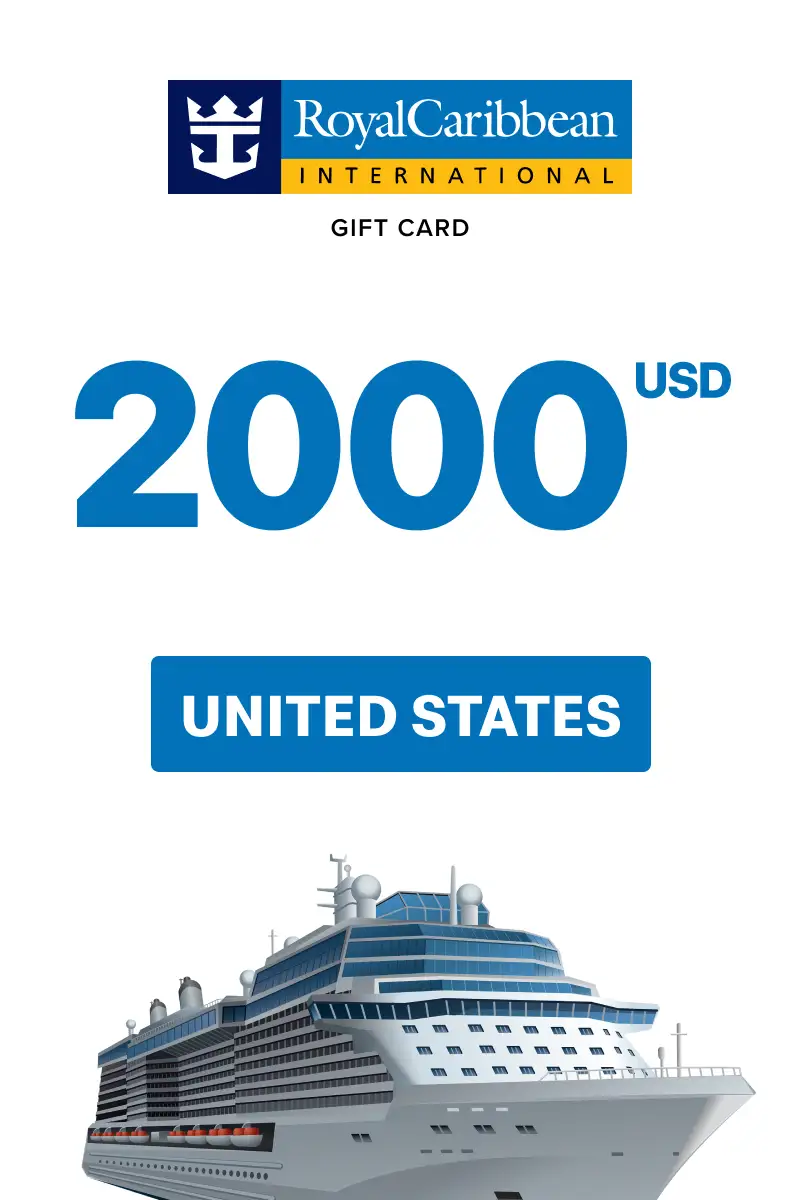 Royal Caribbean Cruises 2000 USD Gift Card (United States) - Digital Key