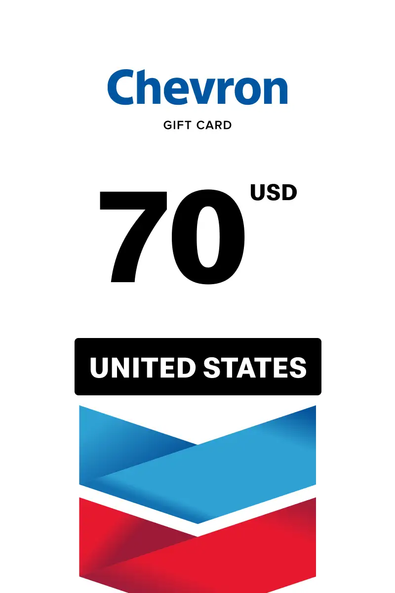 Chevron 70 USD Gift Card (United States) - Digital Key