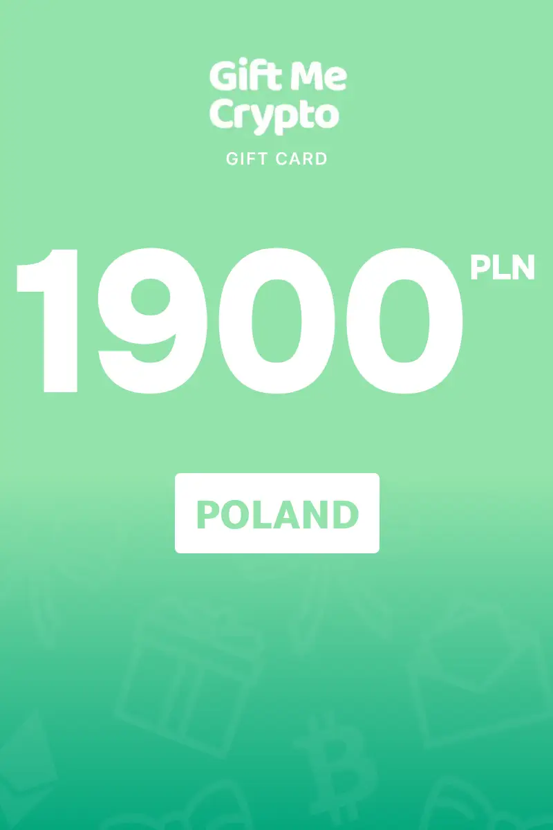 Gift Me Crypto 1900 PLN Gift Card (Poland) - Digital Key