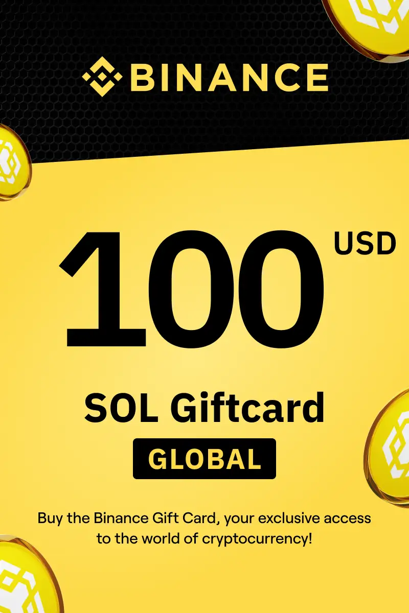 Binance (SOL) 100 USD Gift Card (Global) - Digital Key