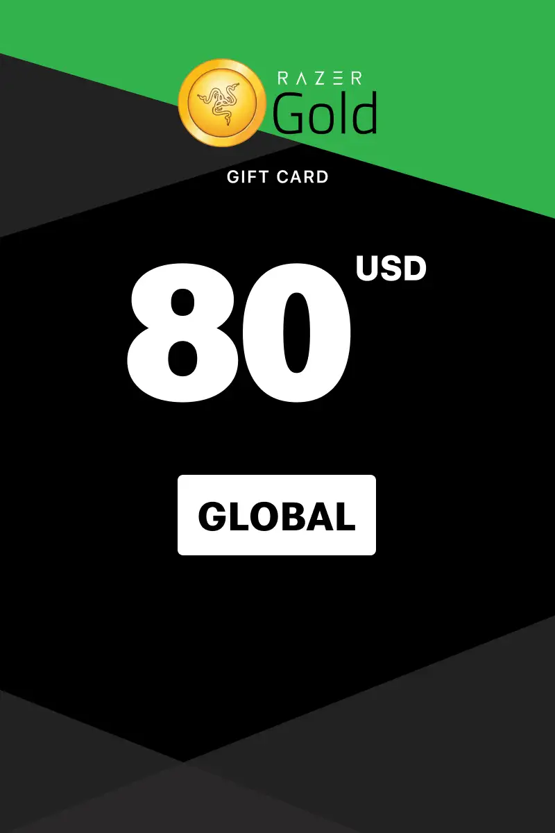 Razer Gold 80 USD Gift Card (Global) - Digital Key